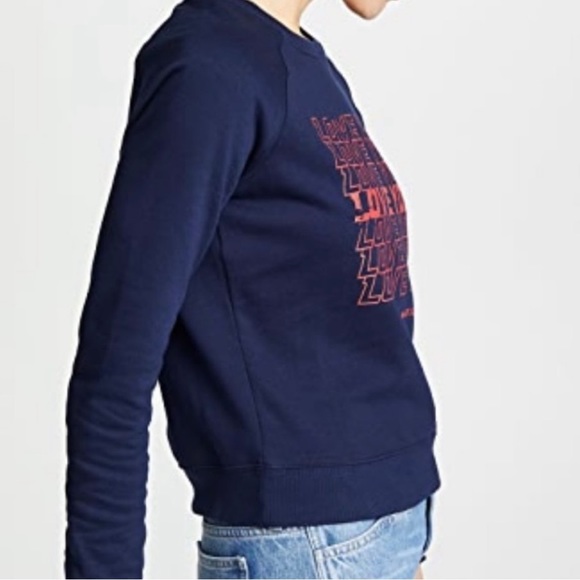 Rebecca Minkoff Jennings "Love You" Sweatshirt - Picture 3 of 11